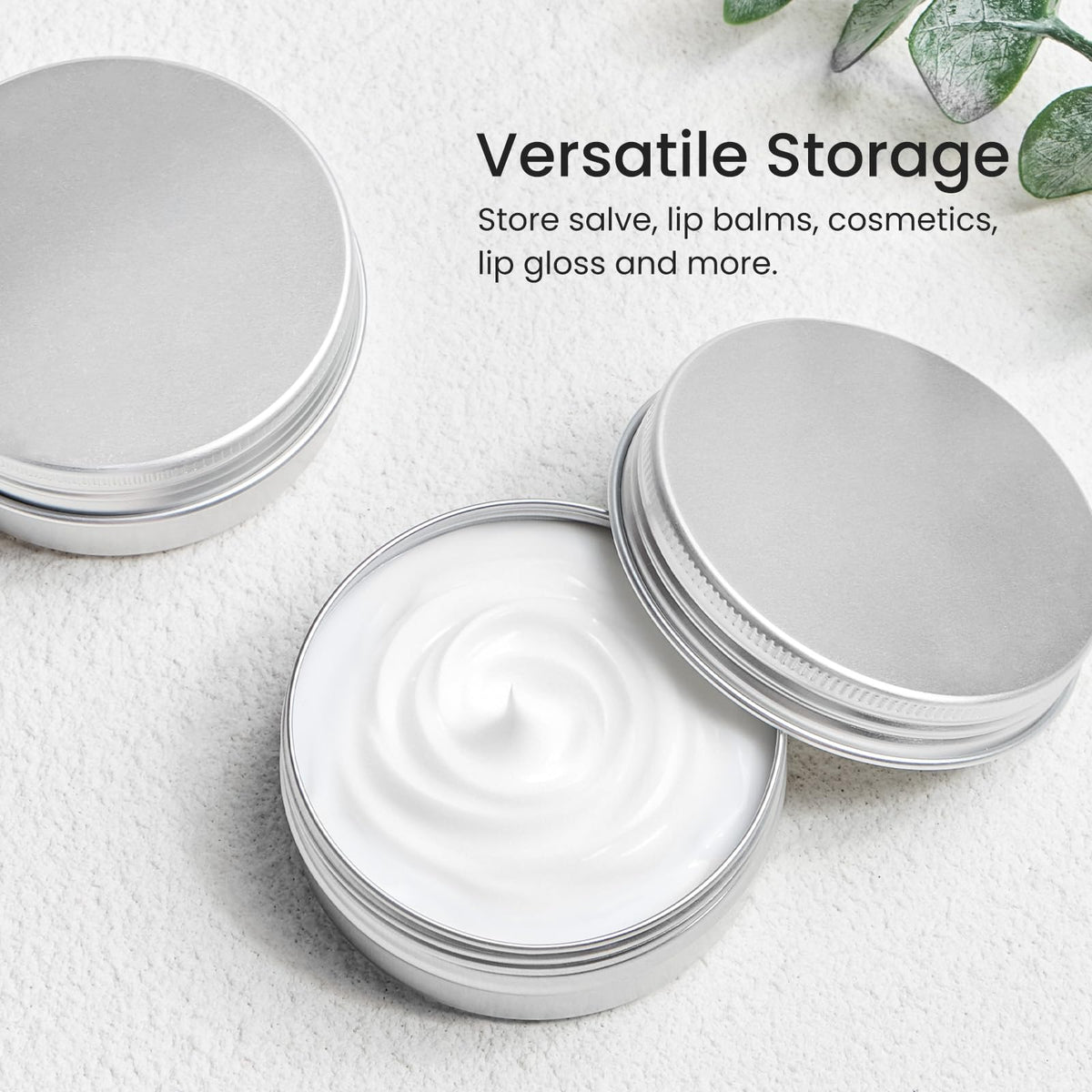 TUZAZO leakproof screw lid with foam liner keeps contents secure.