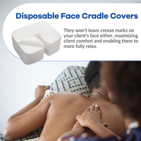 Tvvcalk headrest cover compatible with most massage chairs, easy to apply