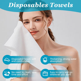 Tvvcalk portable body towel 28x12-inch for on-the-go use