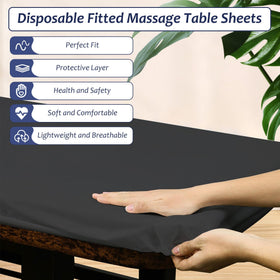 Tvvcalk protective spa table cover helps keep surfaces clean between clients.