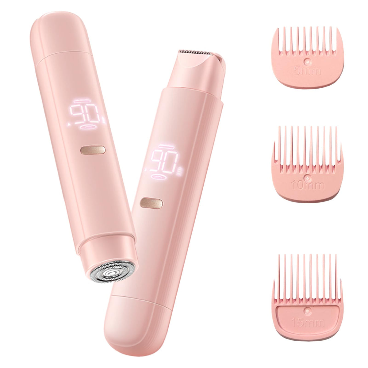 TWAKA bikini trimmer showing dual-head design for fast and precise removal
