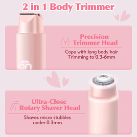 TWAKA trimmer IPX7 waterproof for shower use and easy cleaning