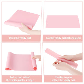 TWAKAP vanity protection mat guards surfaces from spills and wear.