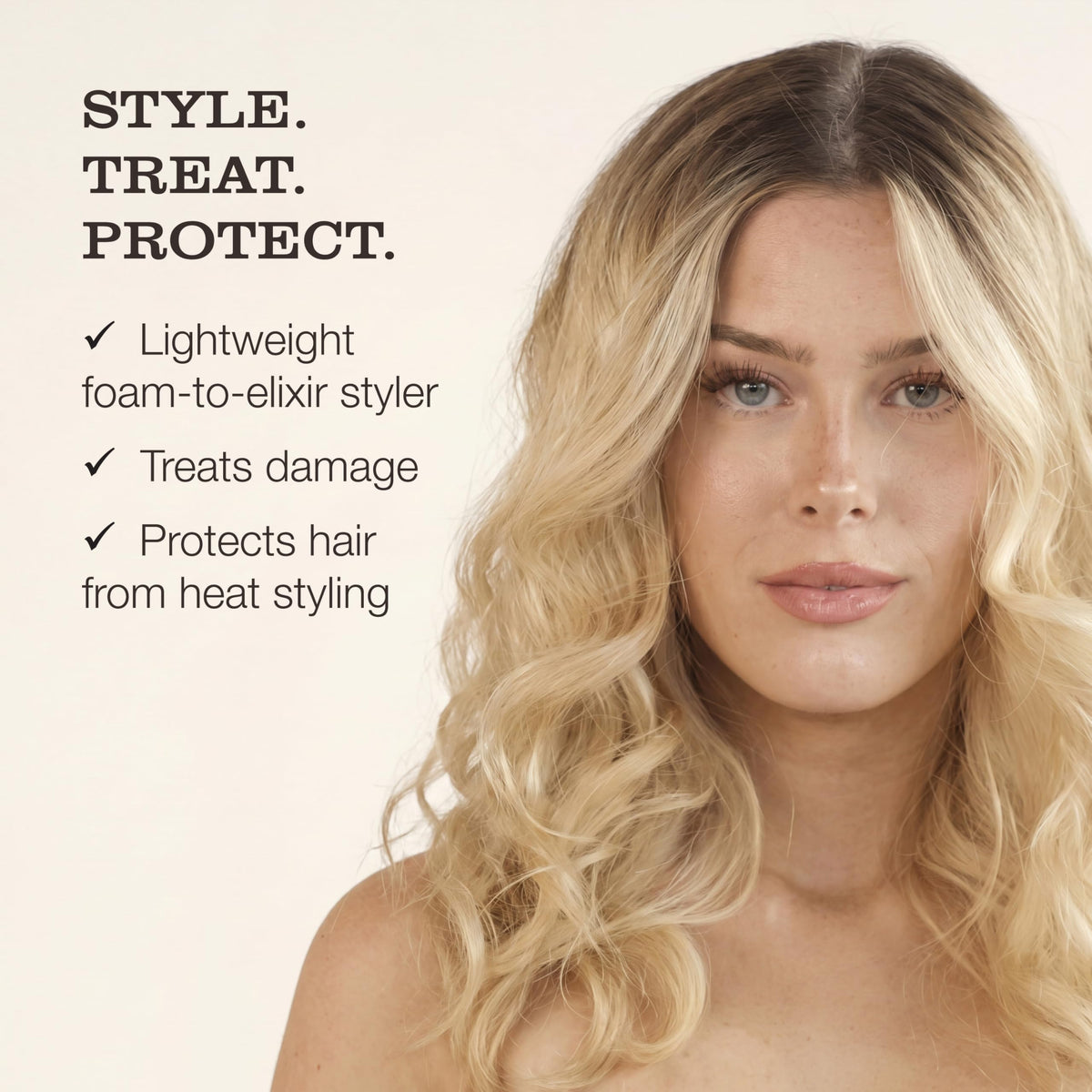 Tweak’d by Nature 2XL Fiber Lift damp hair application for even distribution and lift.