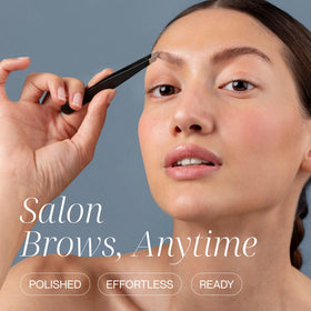 Tweezer Guru 4-pack display shot highlighting versatile eyebrow and facial hair tweezing.