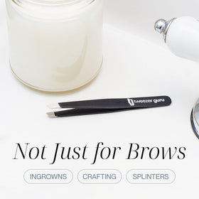Tweezer Guru durable rust-resistant material highlights long-term performance and hygiene.