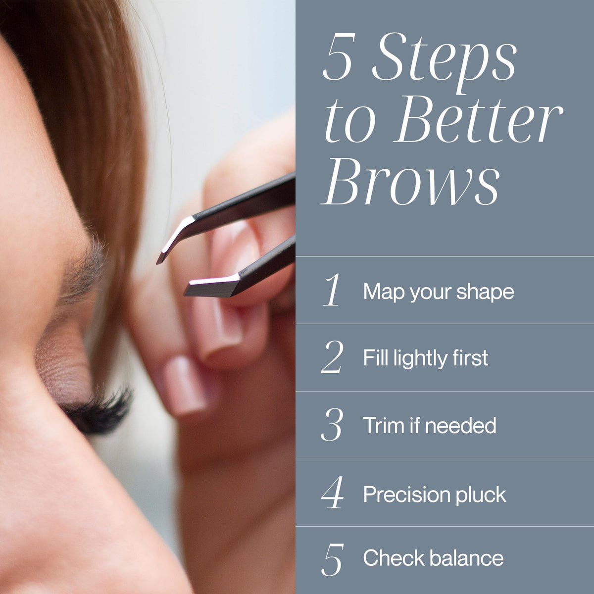 Tweezer Guru pluck-out-hair closeup demonstrates root-level removal with minimal tug.