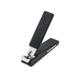 Tweezerman black clipper with compact storage-ready design for travel.