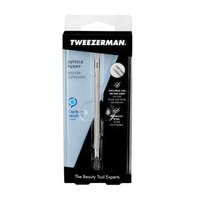 Tweezerman Cuticle Pushy stainless steel design is durable and easy to clean.