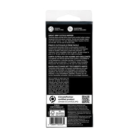 Stainless steel Tweezerman Great Grip Nipper offers durability and easy cleaning
