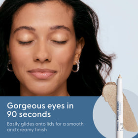 Twenty/Twenty Beauty hydrating oils and hyaluronic acid nourish delicate lids.