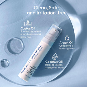 Twenty/Twenty Get Growing lash serum applicator swab demonstrates precise root targeting.