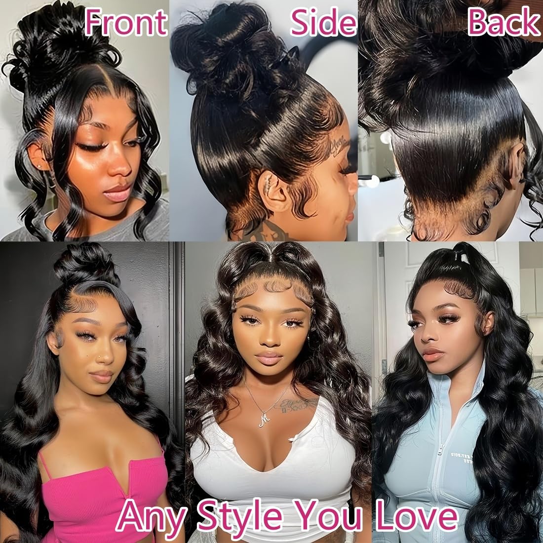 TwerkGirls 220 density 360 full lace wig creates fuller look.