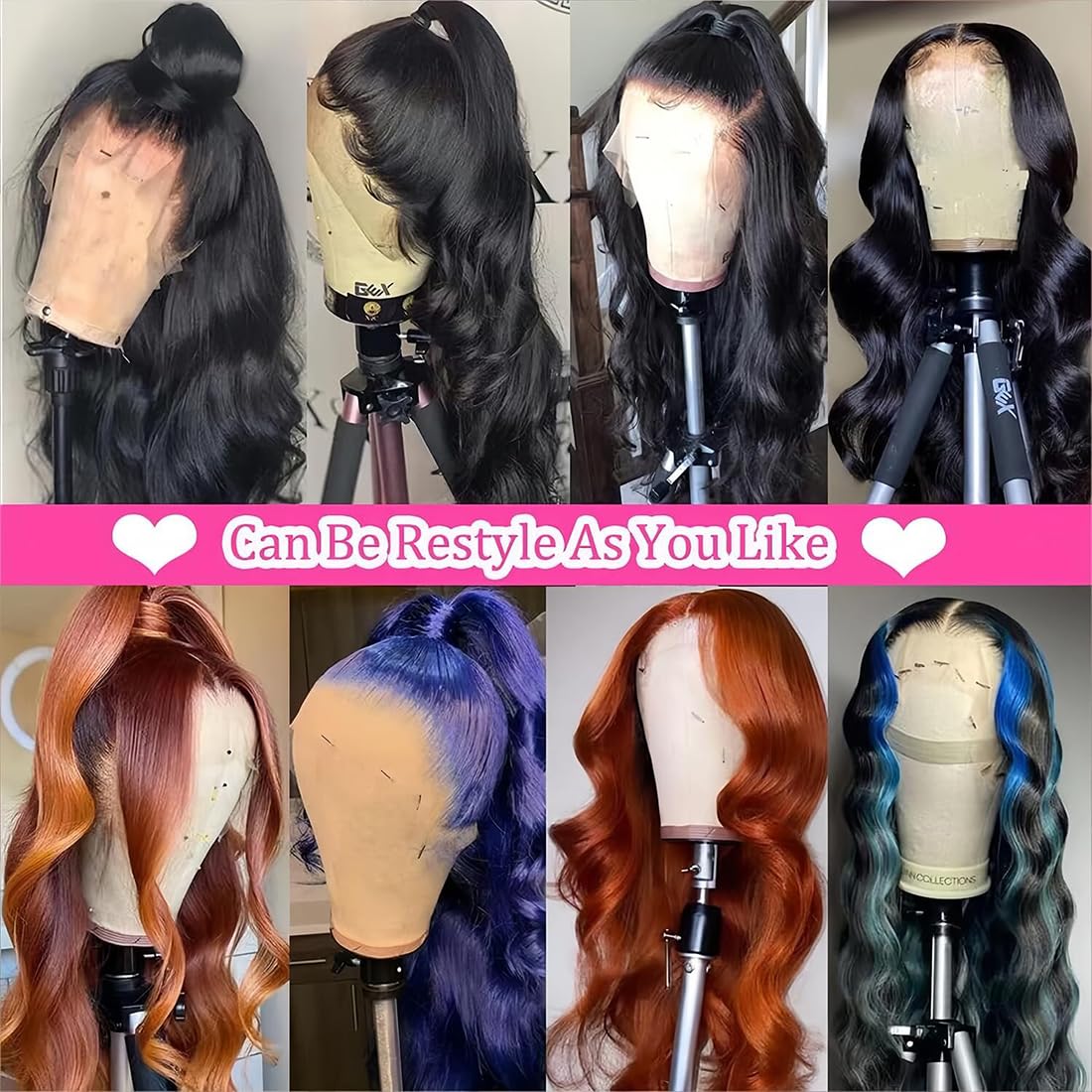 TwerkGirls Black women friendly 360 wavy wig for versatile styling.