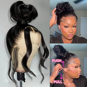 TwerkGirls Brazilian virgin hair 360 wig offers soft, durable styling.
