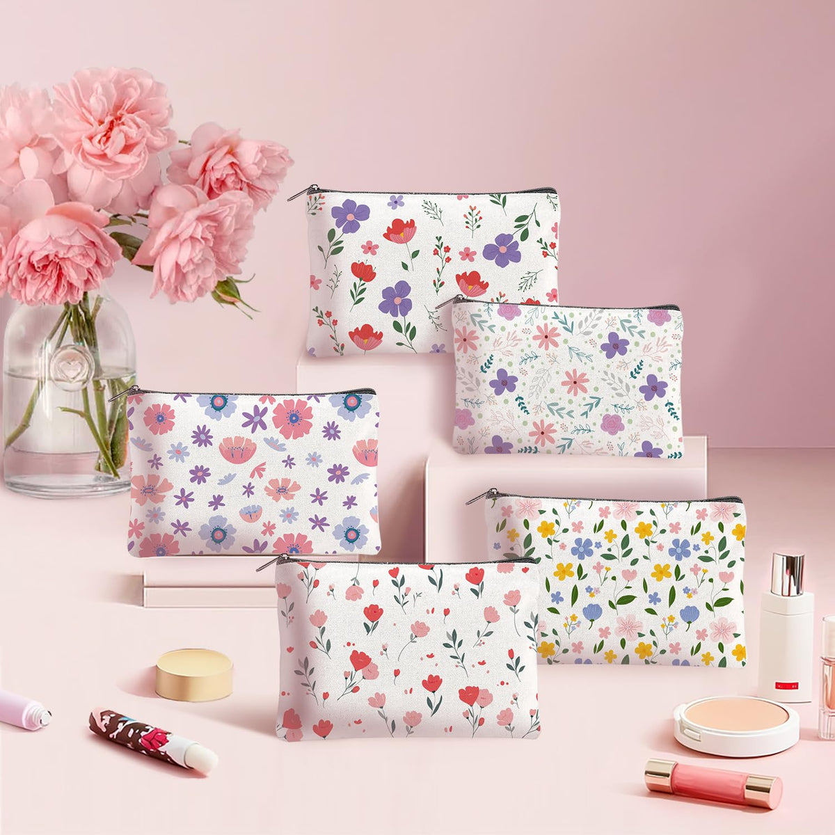 TwinkleMon canvas toiletry bag made of durable material for busy trips