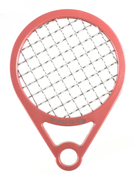 Twist It Up Comb Red Desires front view shows compact travel styling tool.