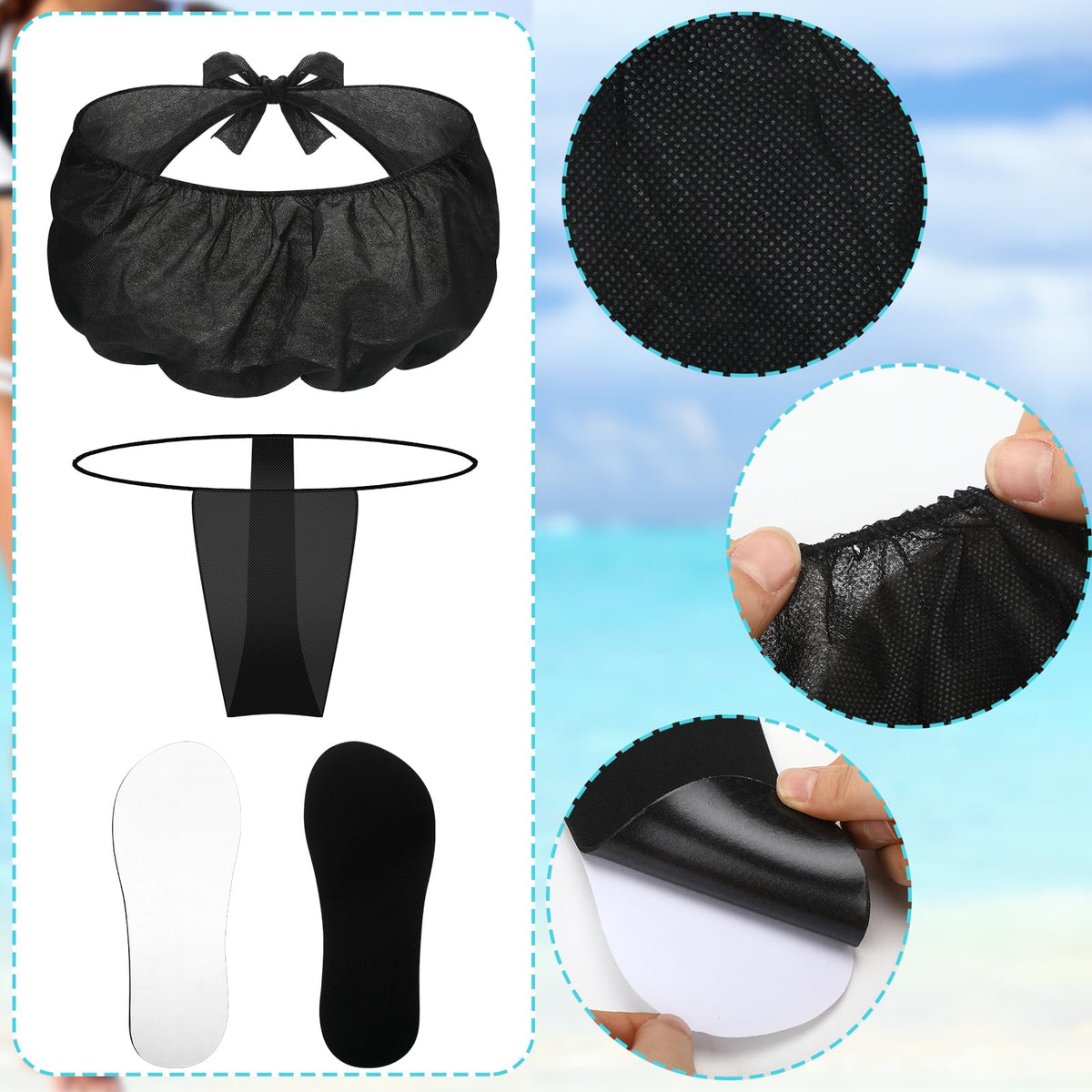Twistover disposable bras showcasing hygienic, single-use salon compatibility