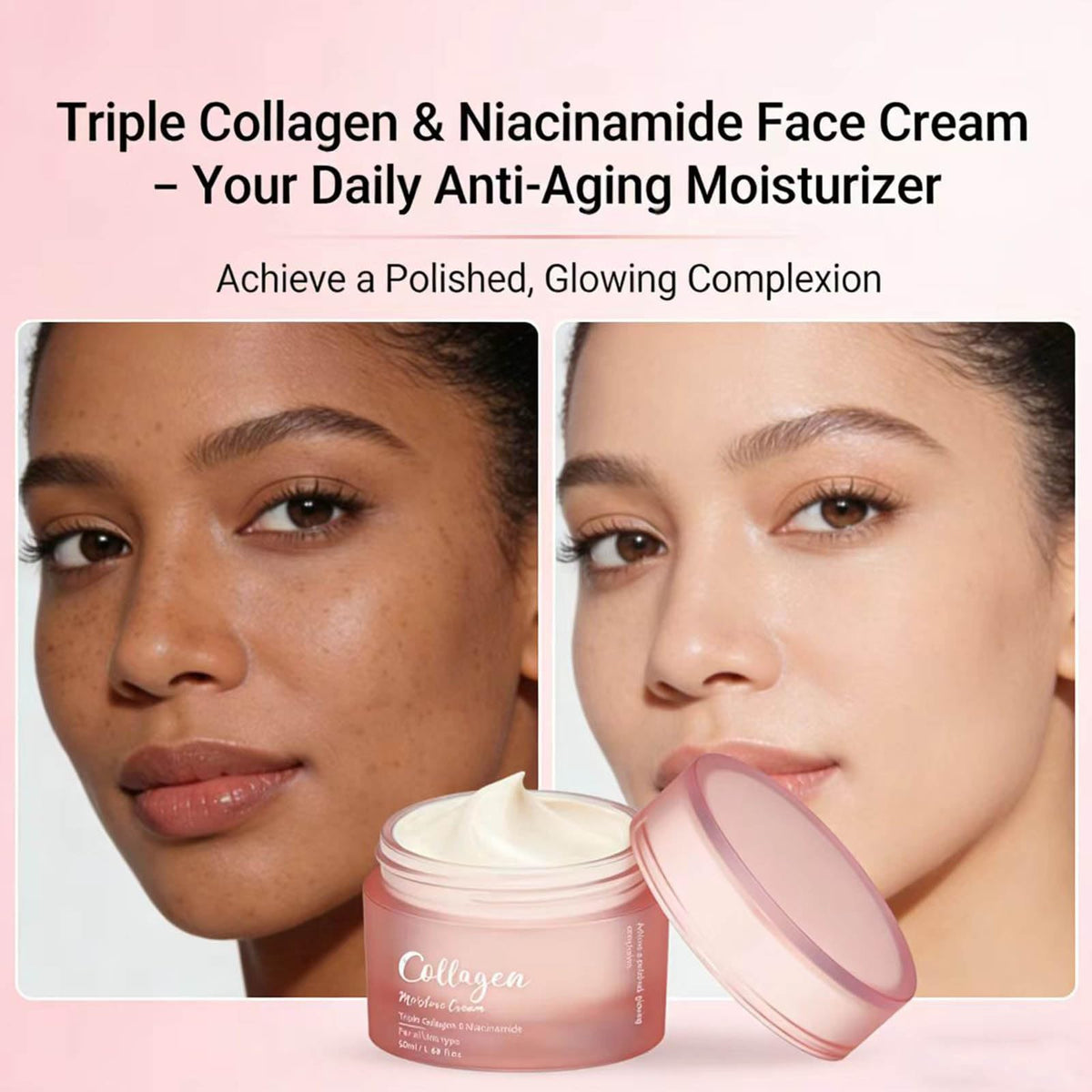 TWLBXMG Collagen Moisture Cream for all skin types gentle daily care.
