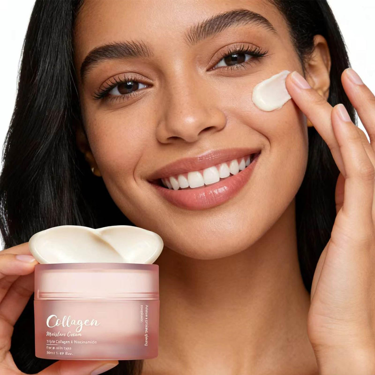 TWLBXMG Collagen Moisture Cream with elastin and shea nourishment.