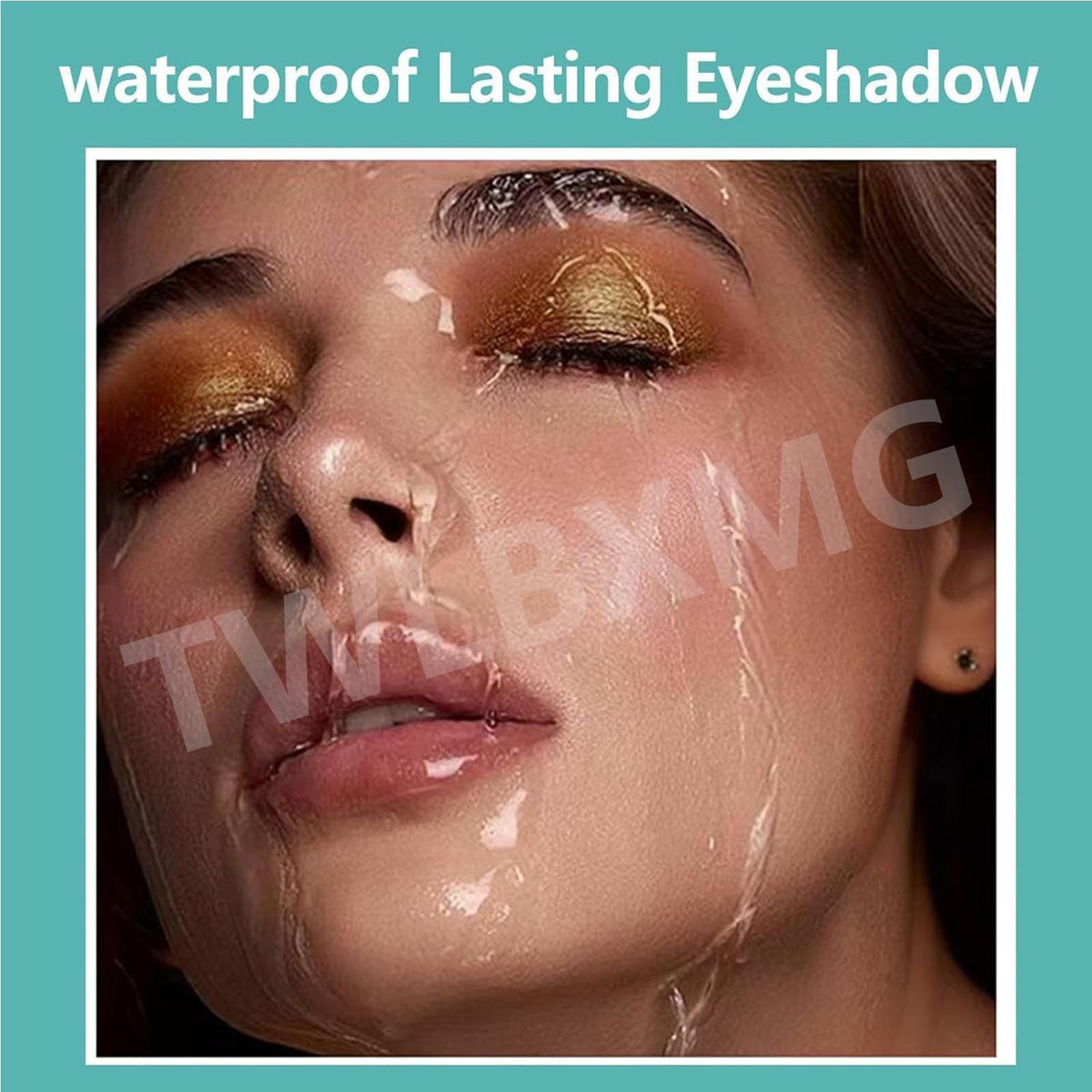 TWLBXMG eyeshadow stick application on lid demonstrates precise liner or base use.