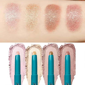 TWLBXMG eyeshadow stick close-up swatch highlights rich pigment and blendability.