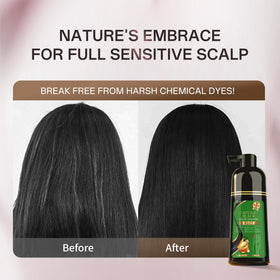 TWMINYUE after-use hair shows vibrant, long-lasting color and shine.