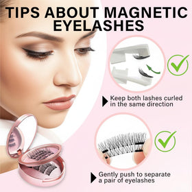TWMKLP magnetic lash band aligns with natural lash line for secure fit