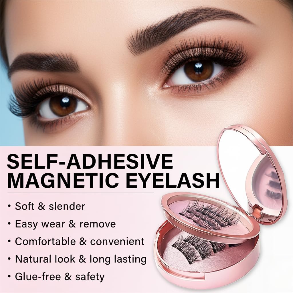 TWMKLP natural wispy magnetic lashes for everyday style