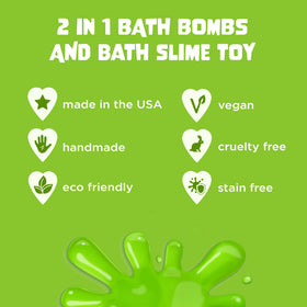 Two Sisters Bubble Bombs showcase six bath colors for playful moments