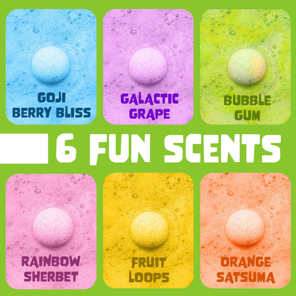 Two Sisters Bubble Bombs slime core reveal for tactile bath play