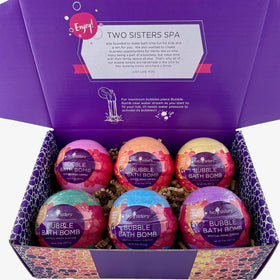 Two Sisters Mystical Bath Bomb holiday edition for festive baths.