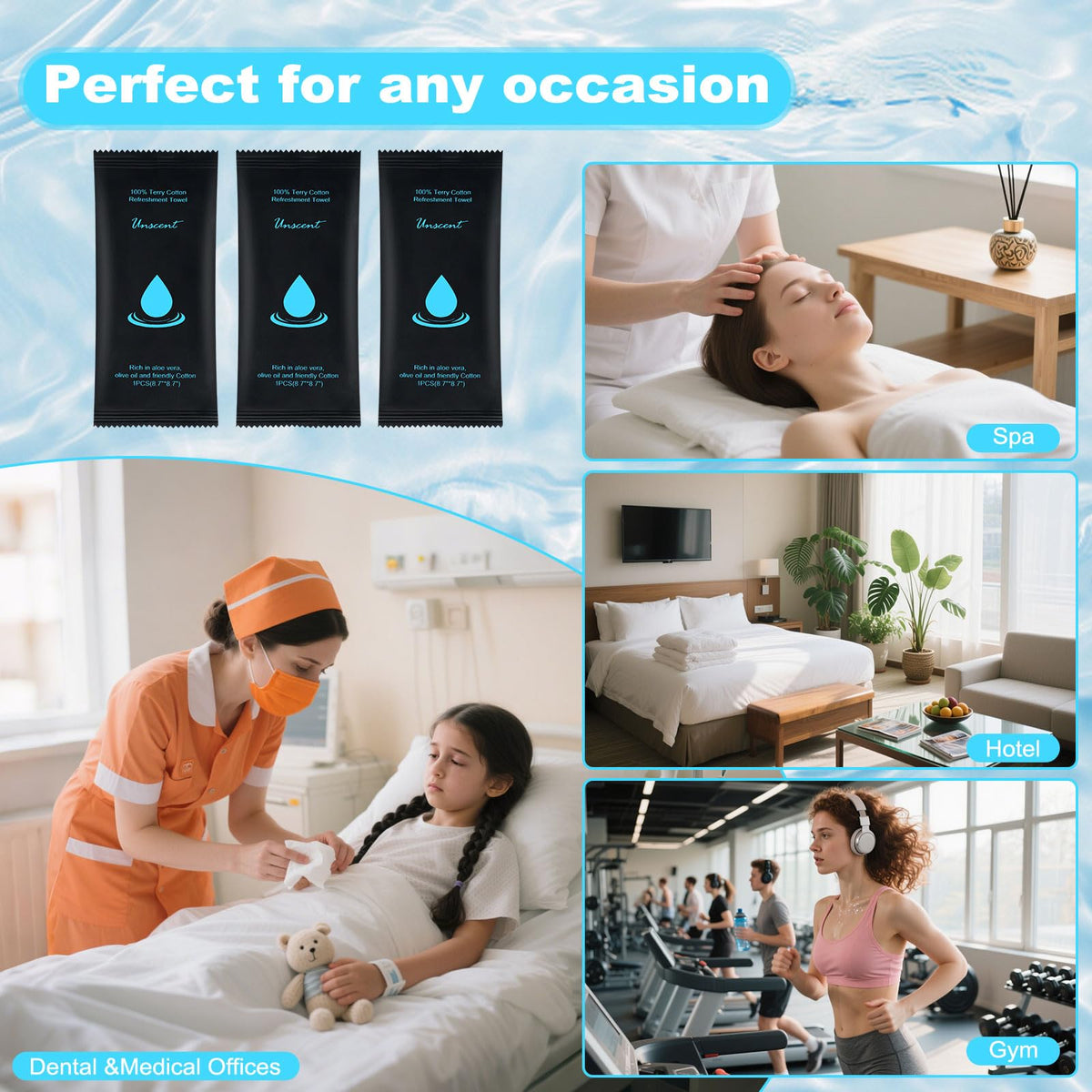 twoworld cotton material delivers soft texture gentle on skin