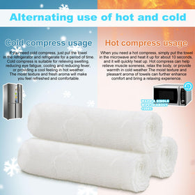 twoworld outer packaging of moist towels showing compact sleeve