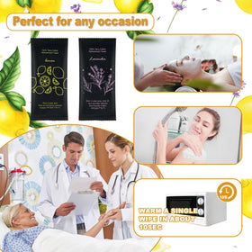 Twoworld travel-friendly towelette for sports, parties, and spa settings