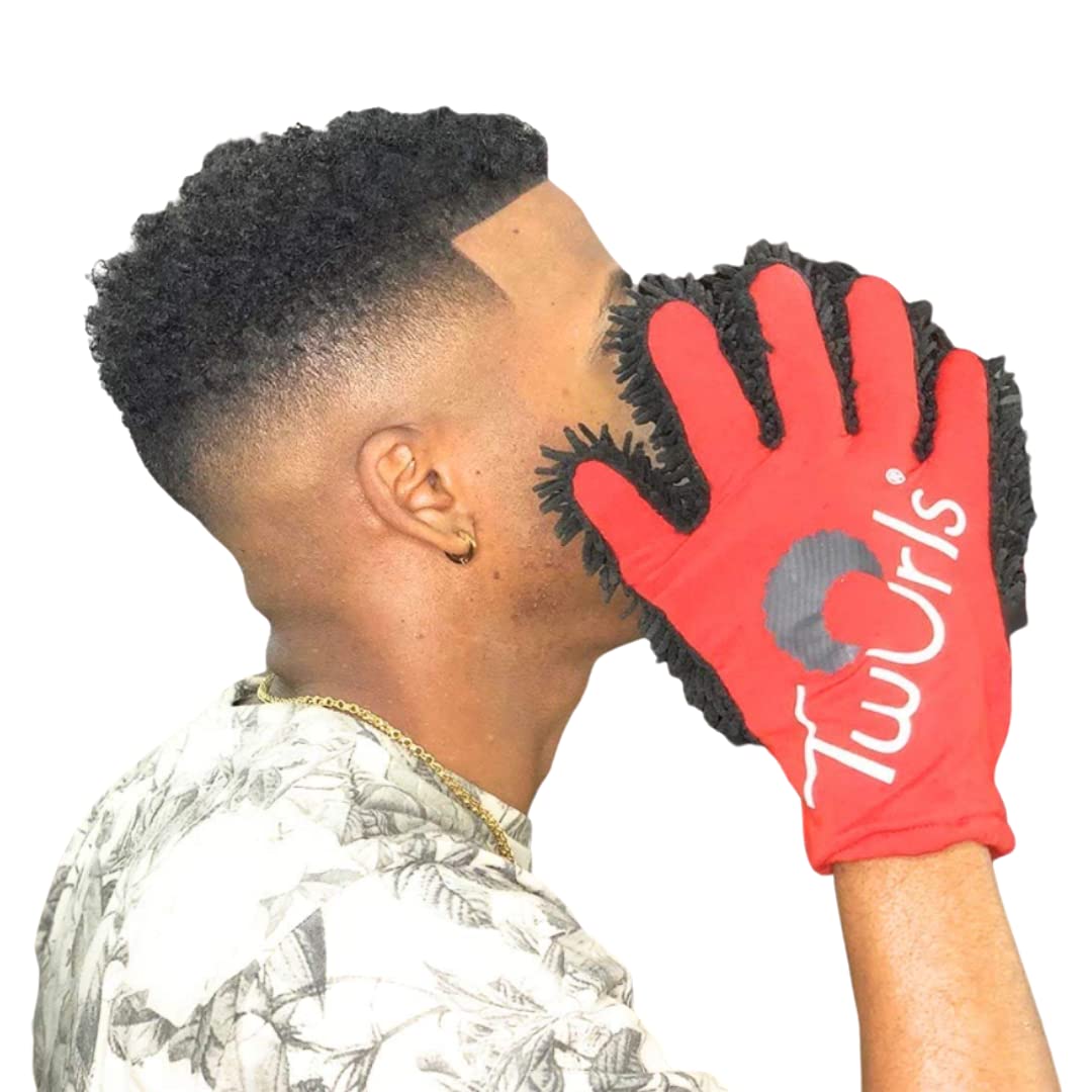 Twurls Hair Glove supports dread locking prep with precise, controlled movements.