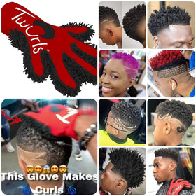 Twurls Hair Glove is suitable for all hair types from fine to thick.