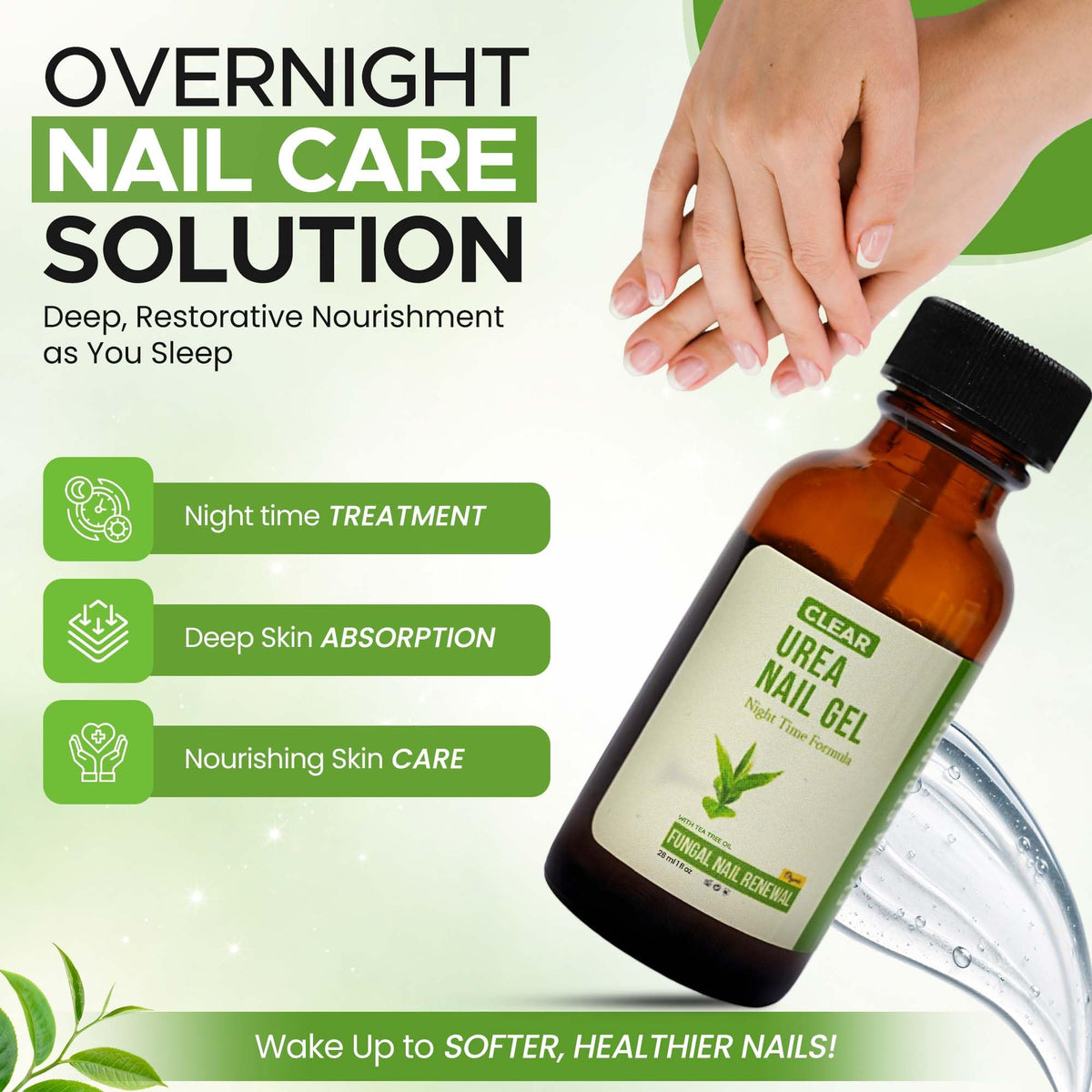 TXLSC Quick-dry formula lets you apply before bed without staining sheets.