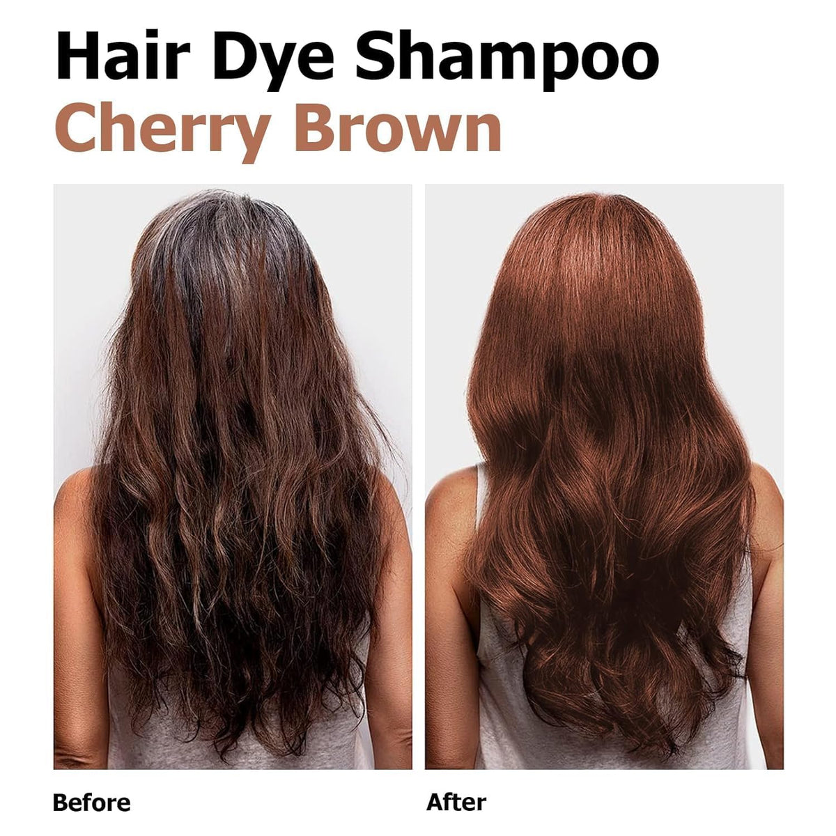 TYAYW Cherry Brown Shampoo lather close-up highlights gentle cleansing benefits