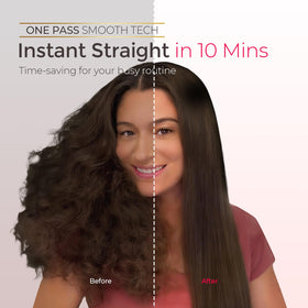 TYMO Brush with 1 Billion Ions for frizz control and shine.