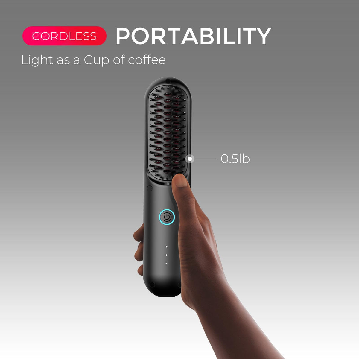 TYMO Porta ECO lightweight tool for effortless daily touch-ups.