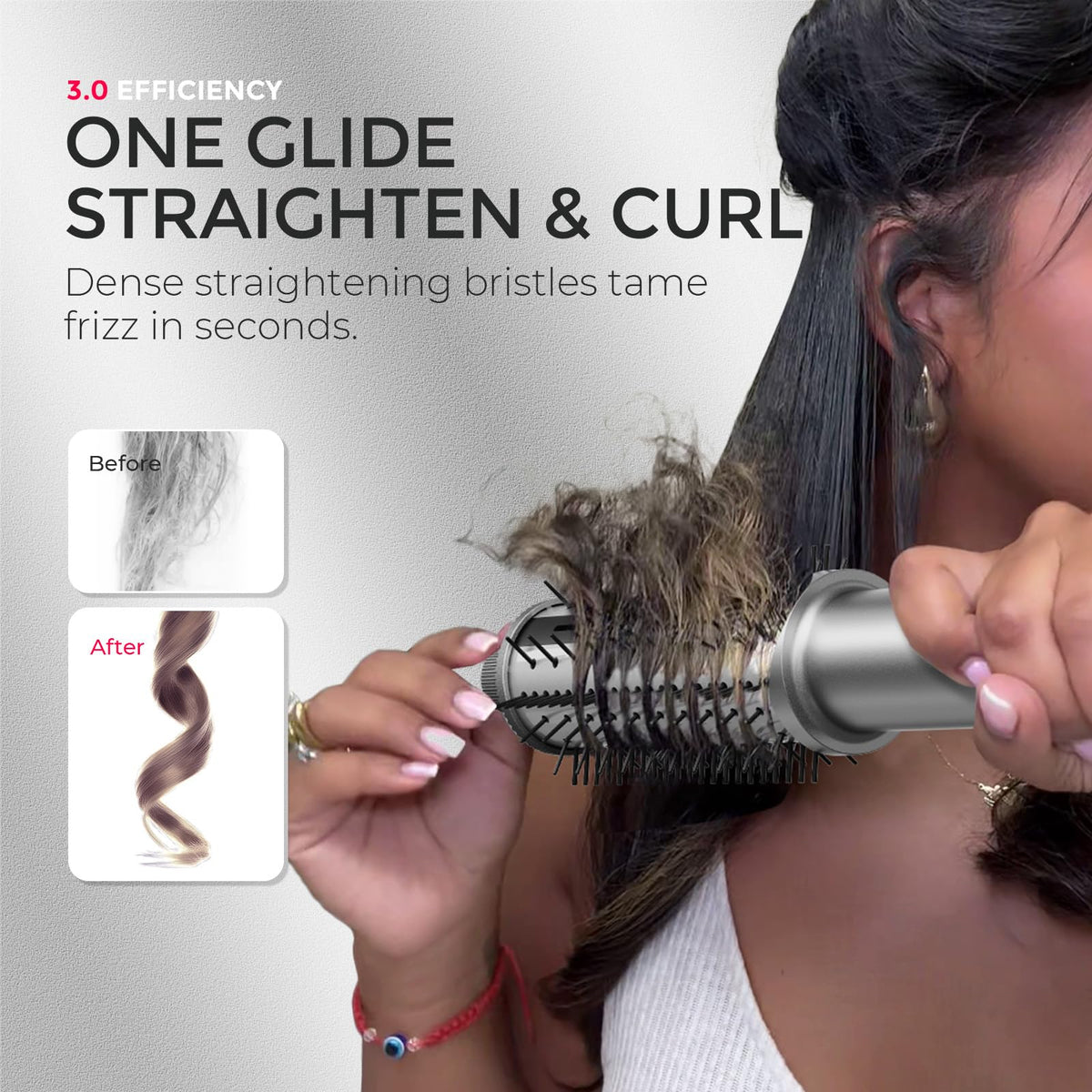 TYMO Stylux Pro 3D wavy teeth aid easy sectioning and grip.