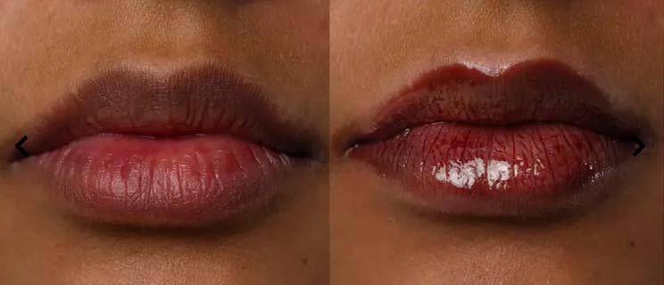 Typology vegan lip oil, made in France, clean formula for daily use.
