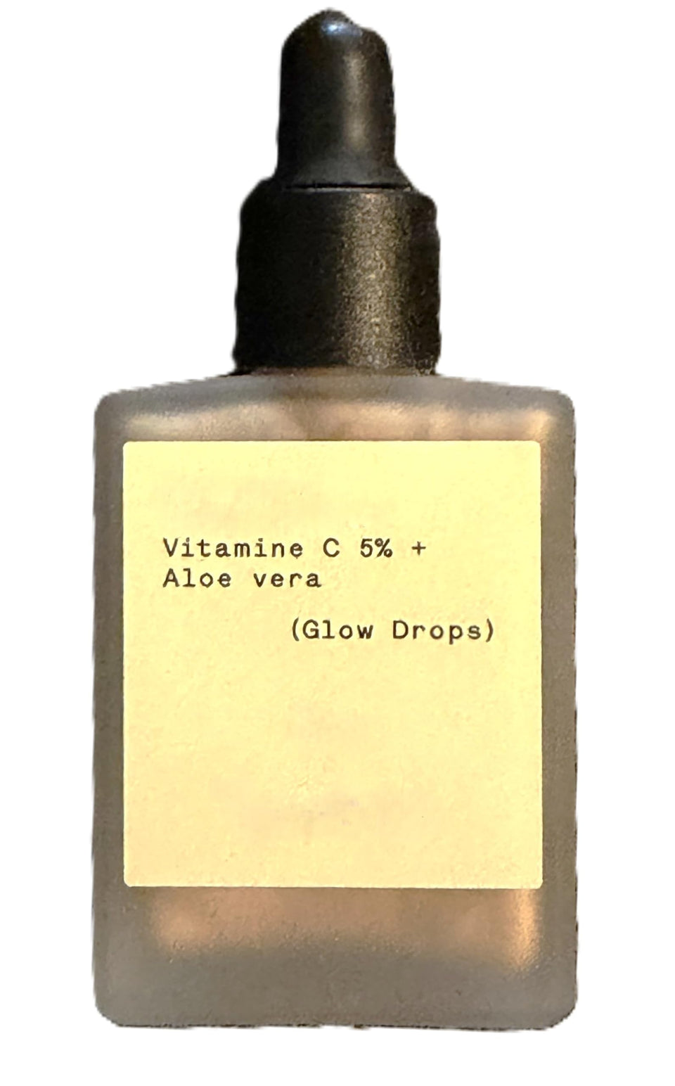 Typology Paris Glow Drops bottle showing brightening serum for radiant skin