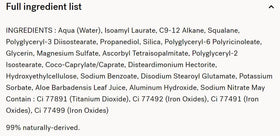 Typology tinted serum with squalane and aloe for deep hydration