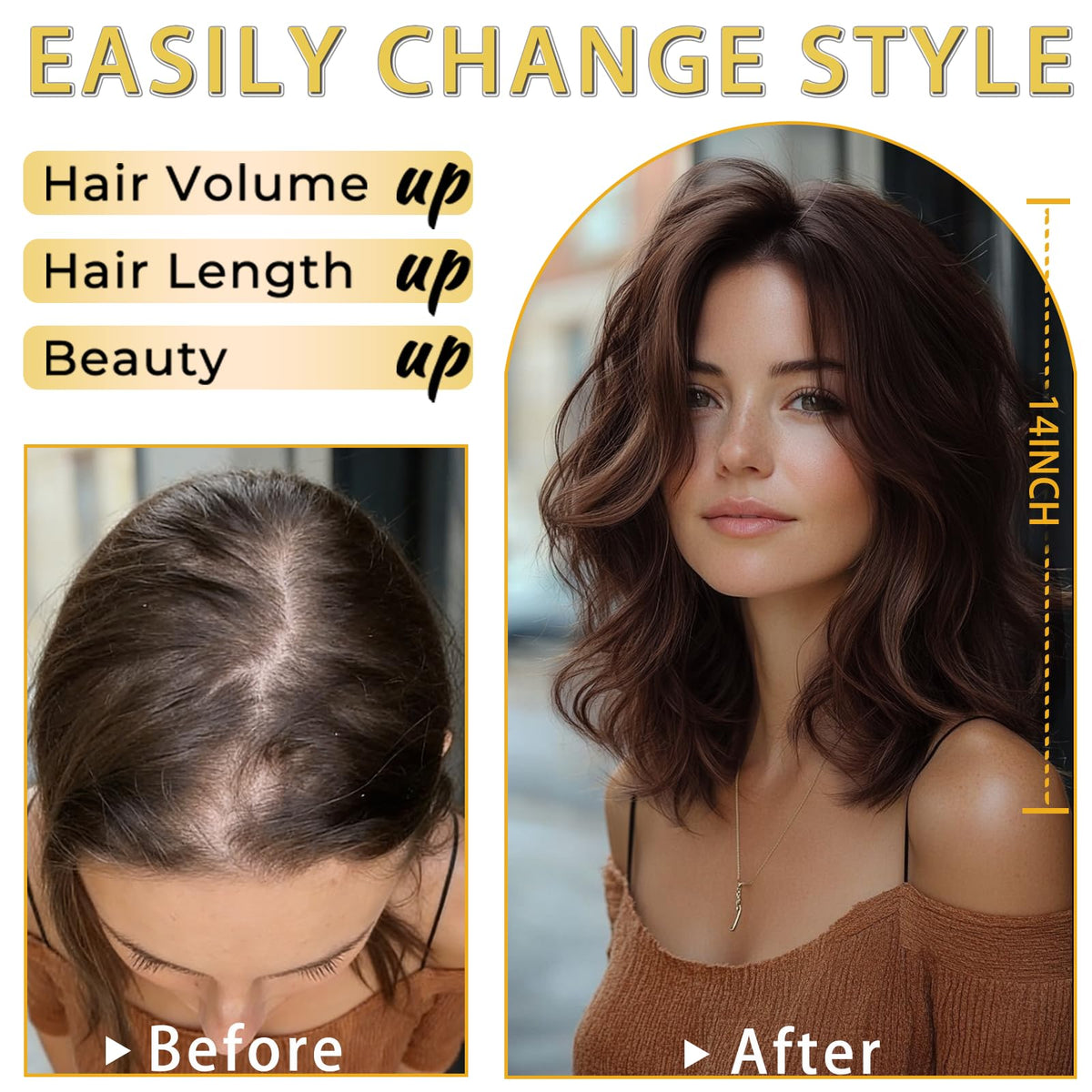 TYQ hair toppers breathable cap keeps you comfortable while wearing all day.