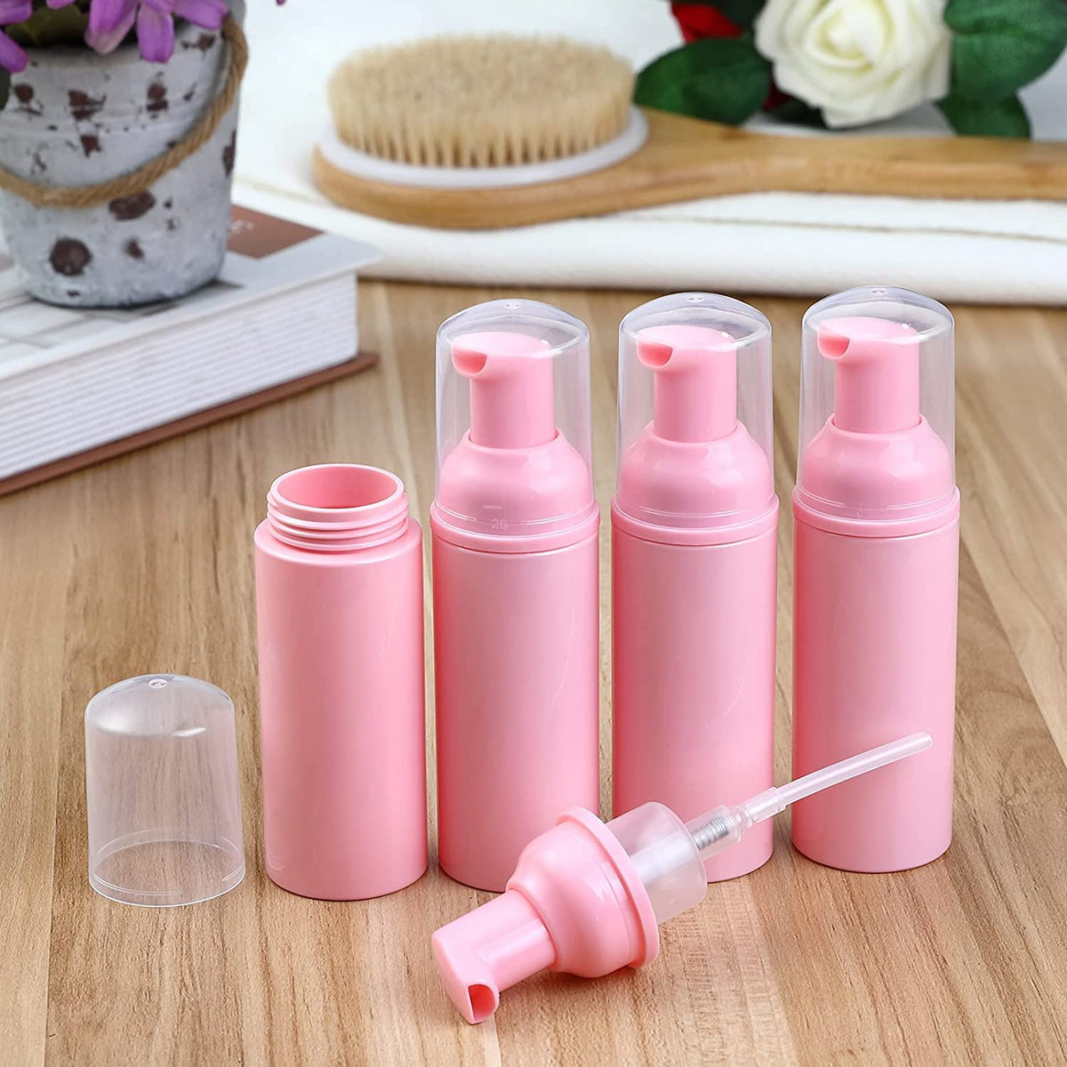 Tzirci hand-soap bottle delivering gentle foaming lather.