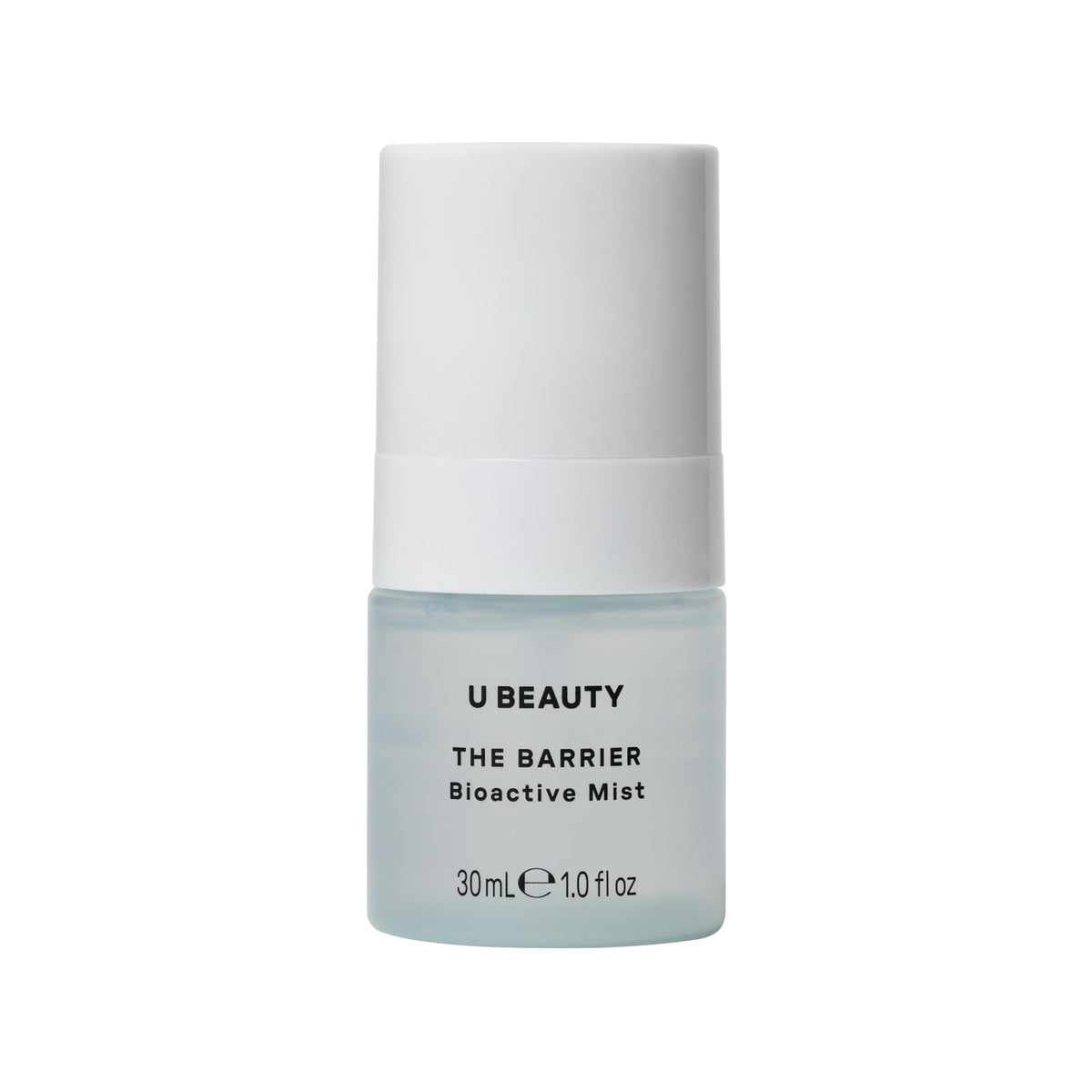 U Beauty Barrier Bioactive Face Mist bottle delivering dewy hydration for glow-ready skin