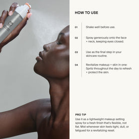 U Beauty Hyaluronic Acid mist closeup highlighting moisturizing molecules for skin comfort