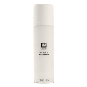 U Beauty SCULPT Arm Compound bottle close-up for premium firming routine.
